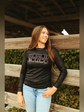 Howdy Sequins LS